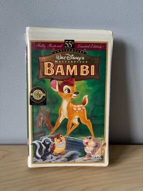 Disney Bambi VHS NEW Sealed Packaging 📼